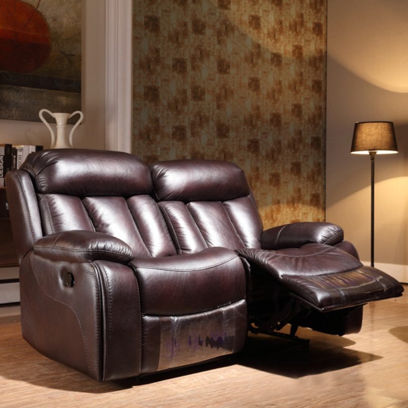 living room Sofa Nordic modern диван мебель кровать muebles de sala genuine leather sofa manual electric recliner swivel chair c - Image 2