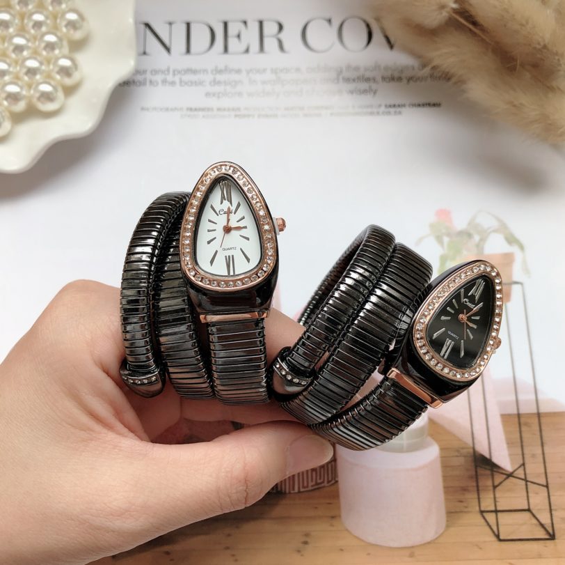 women's watches top brand luxury snake bracelet women watch fashion dress crystal watches female clock March 8 ladies gift - Image 3