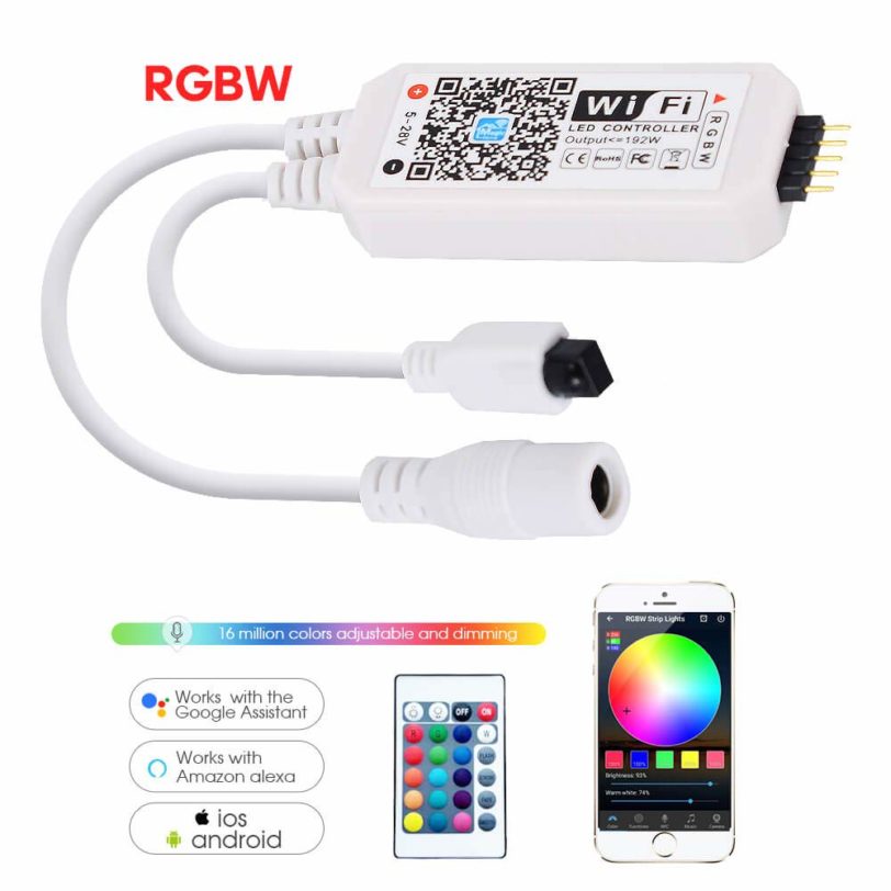 1 10PCS DC5V 12V 24V RGB Led Wifi Controller RGBW RGBWW Bluetooth 2 4G Touch For 1