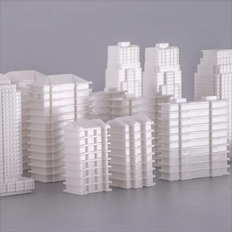 1/500-1000 Scale ABS White Model Architecture Construction Building For Realistic Model Making Landscape Materials - Image 3