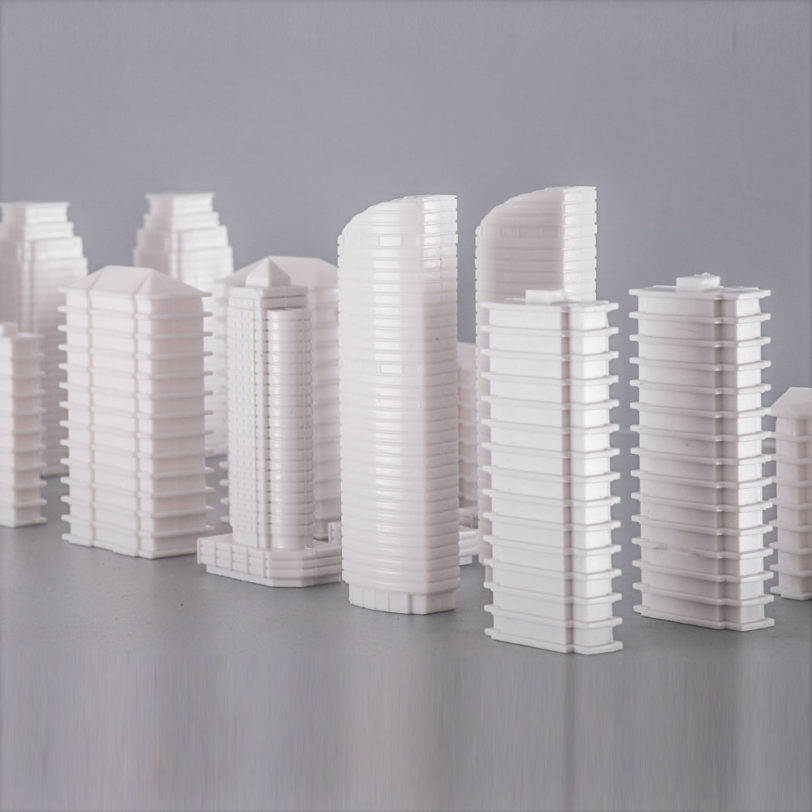 1/500-1000 Scale ABS White Model Architecture Construction Building For Realistic Model Making Landscape Materials - Image 2