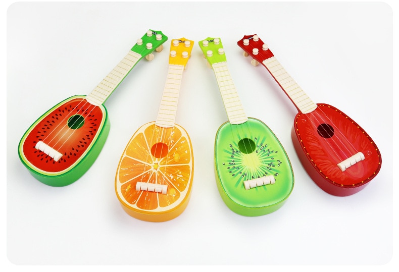 1 5pcs Musical Toy Set Roll Drum Guitar Instruments Band Kit Kids Early Educational Toy Gift 1