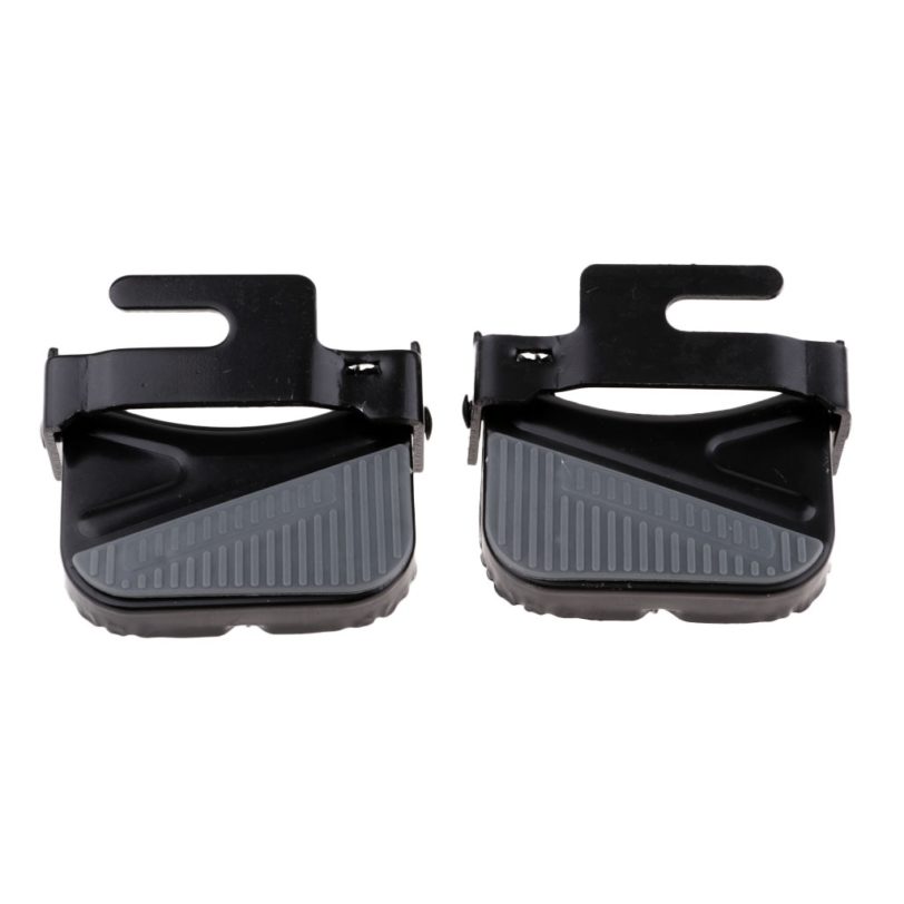 1 Pair Bicycle Rear Pedals Non-slip Bike Folding Pedal Steel Cycling Stand Footpegs Bike Footrest for Child Safety Rear Seat - Image 2