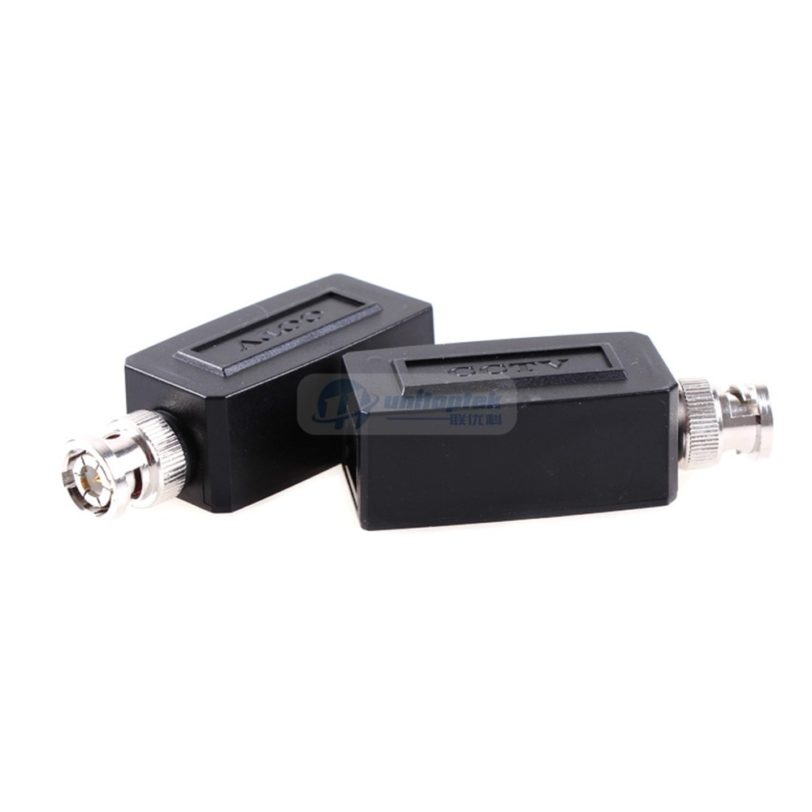 1 Pair CCTV RJ45 Video Balun UTP/CAT5 BNC Male To RJ45 Converter BNC Male To RJ45 Coax Adapter Transceiver - Image 2