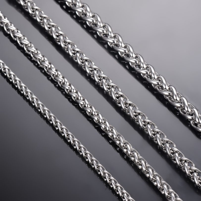 1 piece Width 2.5mm/3mm/4mm/5mm/6mm Keel Link Chain Necklace For Men Women Stainless Steel Chain Necklace - Image 2