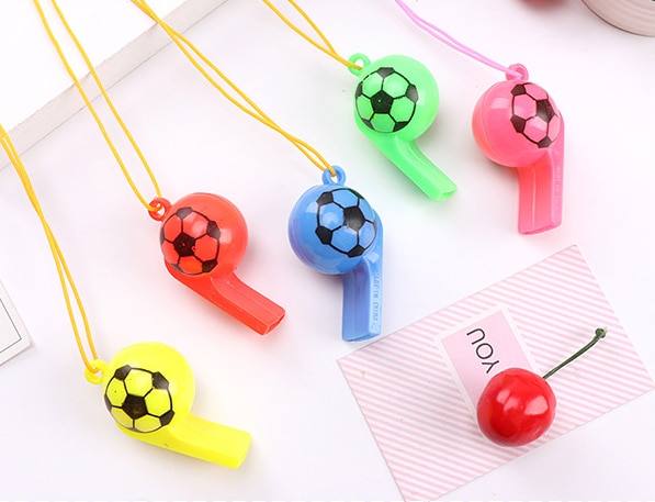 10 20Pcs Cute Soccer Football Party Favors Smile Whistles Sports Birthday Party Gifts Easter Basket Filler