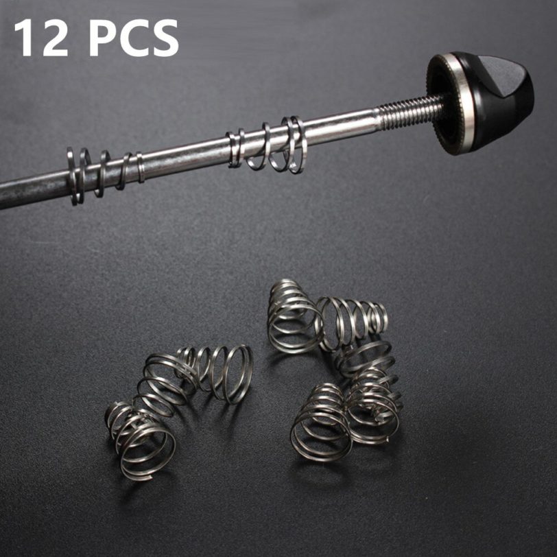 12PC Bicycle Wheel Skewers String Spring Bike Quick Release Rod Shaft Lever Hub Replacement Part For Bicycle Front Rear Forks - Image 2