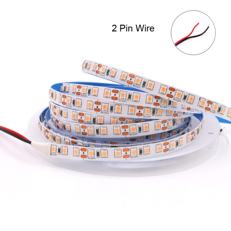 12V 2835 Led Strip Light Tape Upgraded High Brightness 120LEDs/m Flexible Led Ribbon White/Red/Warm White/Green/Blue/Yellow/Pink - Image 2