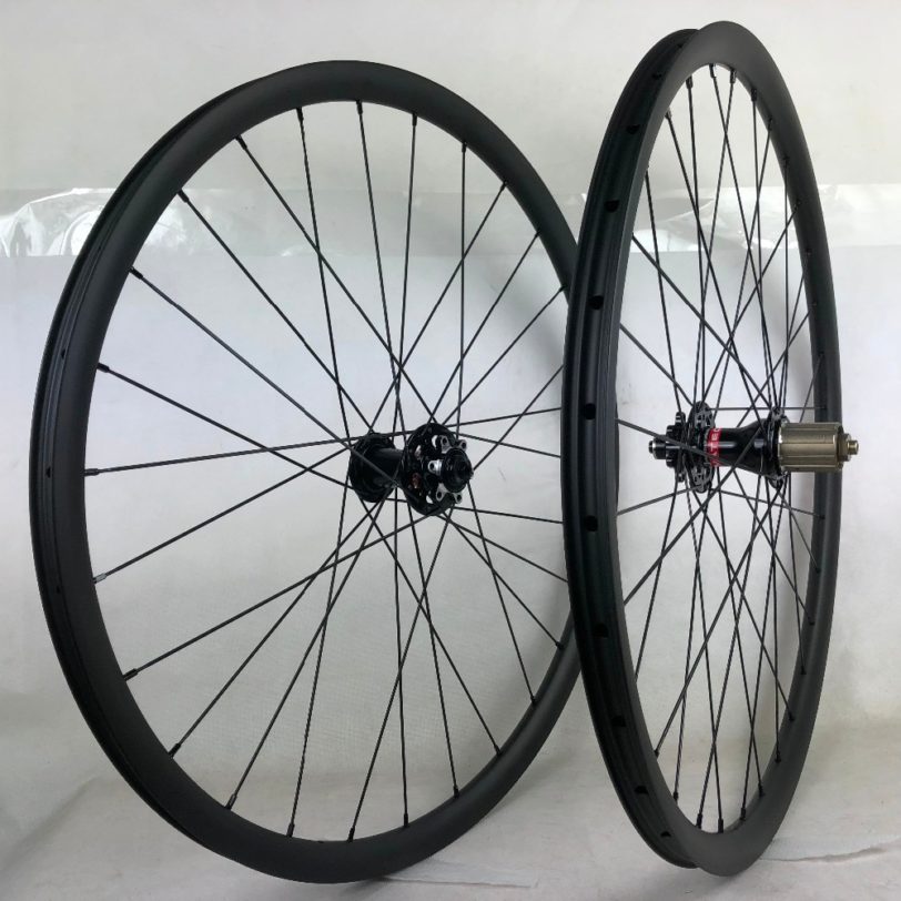 1300g 29er Lightest carbon wheels mountain bike XC MTB wheel 27er sticker 26 wheelset Novatec/powerway/DT 350 240s QR/TA version - Image 5