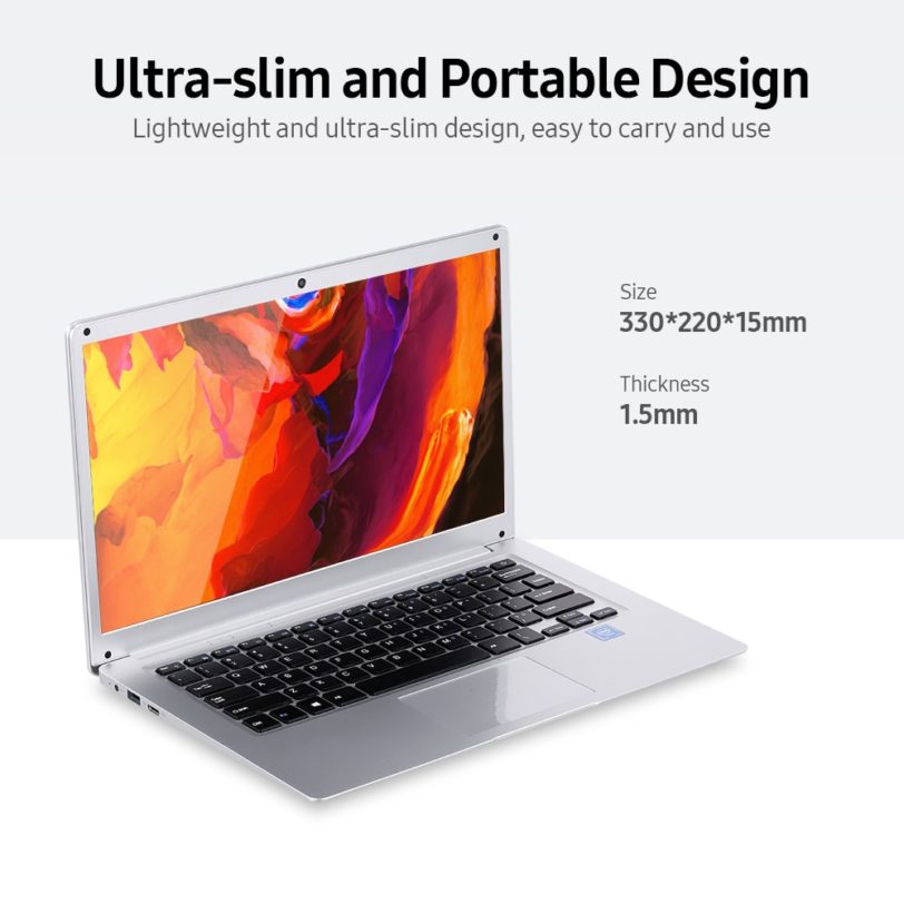 14.1 inch Laptop Intel J3455/J3355/Z8350 Processor 8GB RAM DDR3 512GB SSD 1920*1080 Resolution Portable Business Office Laptop - Image 2