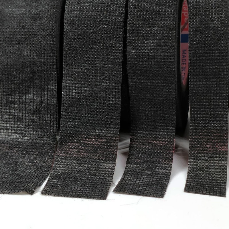 15 Meter Heat resistant Flame Retardant Tape Coroplast Adhesive Cloth Tape For Car Cable Harness Wiring