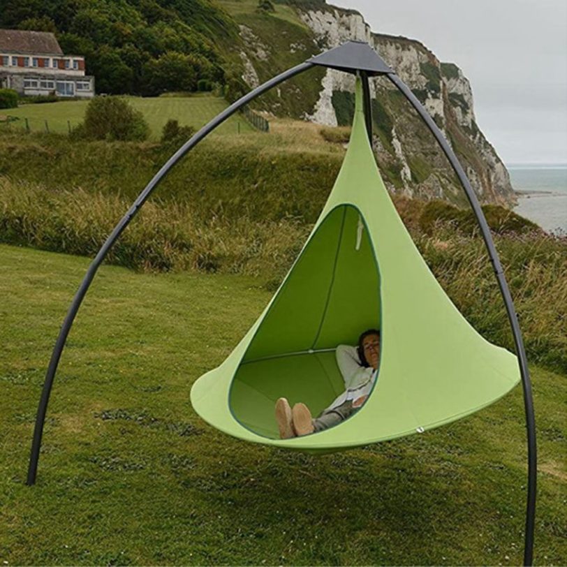 180CM Outdoor Travel Camping Hanging Tree Hammock Indoor Children's Play Swing Hanging Chair Waterproof Tent - Image 2