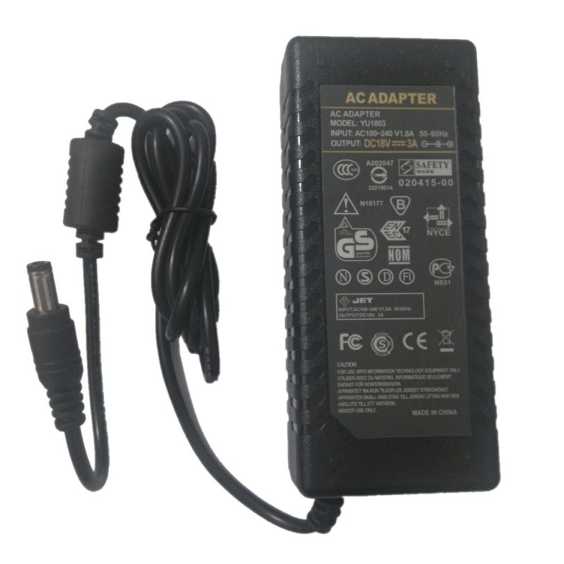 18V3A AC DC Adapter Charger For 5050 3528 LED Light CCTV 18V 3A 54W Switch Power Supply DC 5.5*2.5/2.1mm - Image 2