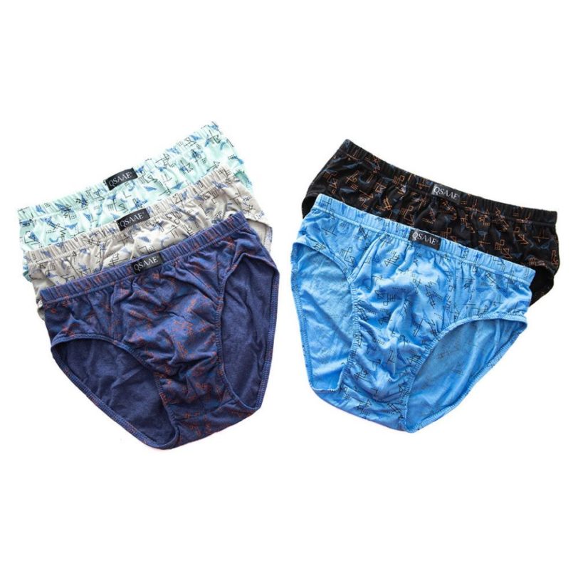 1LOT=2PCS/4PCS Cotton youth underwear briefs men's briefs breathable U convex sweat-absorbent underwear large size teen shorts - Image 3