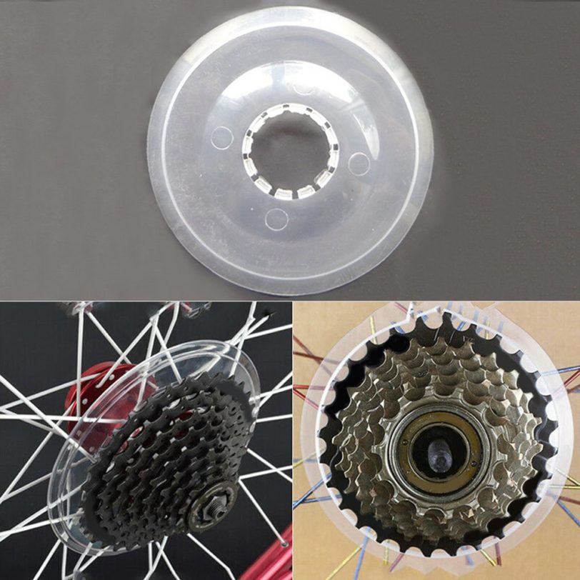 1pc Bike Wheel Spoke Protector Guard Bicycle Wheel Spoke Protector Disc Guard Bike Cassette Freewheel Protection Cover - Image 2