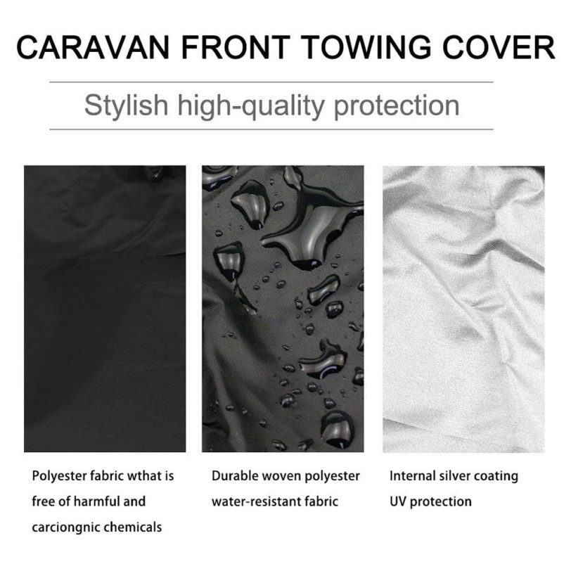 2 Sizes Waterproof Patio Fire Pit Cover UV Protector Grill BBQ Shelter Outdoor Garden Yard Round Canopy Furniture Covers - Image 4