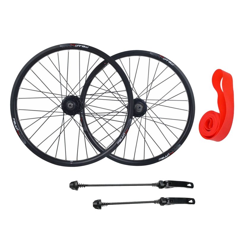 20 inch 1.25-2.215 Folding Bike Wheel Bicycle Wheelset Schrader Valve 32H Hub Folded Bicycle Wheelset Repair Component - Image 4