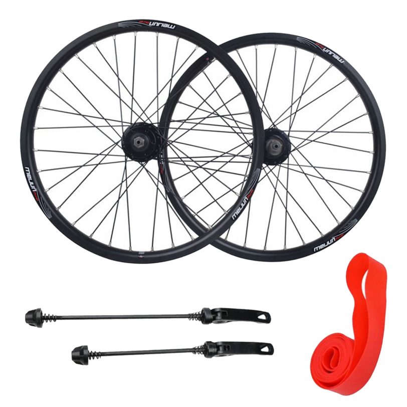 20 inch 1.25-2.215 Folding Bike Wheel Bicycle Wheelset Schrader Valve 32H Hub Folded Bicycle Wheelset Repair Component - Image 6