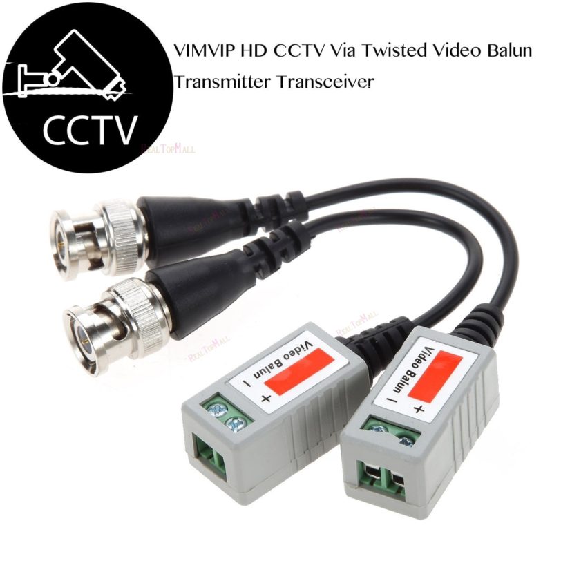 20 pcs Passive Twisted Video Balun Transceiver Male BNC to CAT5 RJ45 UTP for CCTV AHD DVR Security Camera System - Image 5