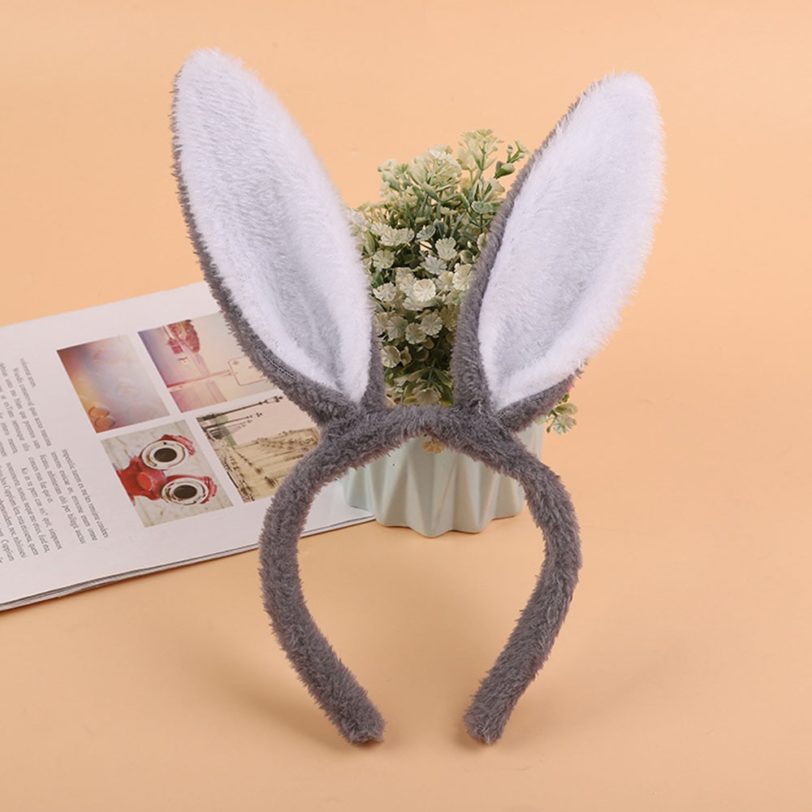 2021 Hot Sale Easter Adult Children Hairband Rabbit Ear Headband Fancy Dress Costume Bunny Ear Hairband Hair Accessories - Image 2