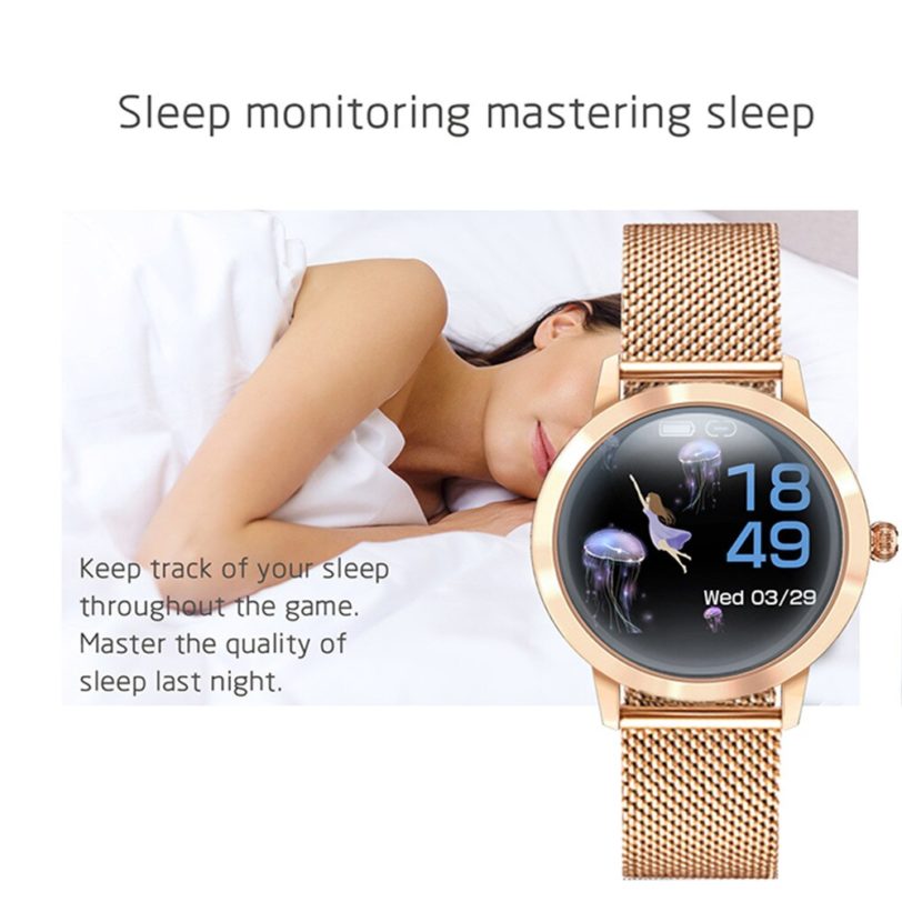 2021 Lovely Smart Watch For Women IP68 Waterproof Heart Rate BP Message Reminder LW10 Smartwatch Connect For Xiaomi Android IOS - Image 5