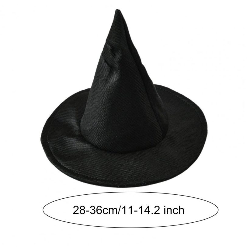 2021 New Funny Pet Cat Witch Wizard Hat Cat Dog Halloween Costume Christmas Decorative Clothes Fancy Dress Party Pet Accessories - Image 2