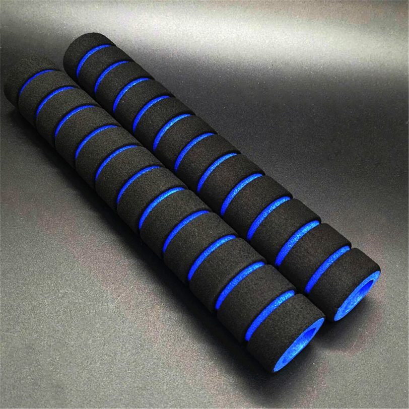 22cm Long Bicycle Grips 1 Pair Bike Racing Bicycle Motorcycle Handle Bar Foam Sponge Grip Cover Non-slip Soft Handlebar Bike Bar - Image 2