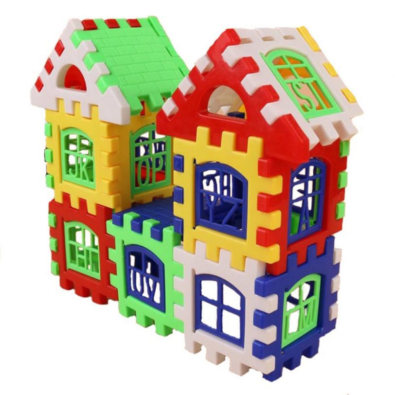 24 Pcs/Set Baby Kids House Building Blocks Educational Learning Construction Developmental Toy Set High Quality Brain Game Toy - Image 2