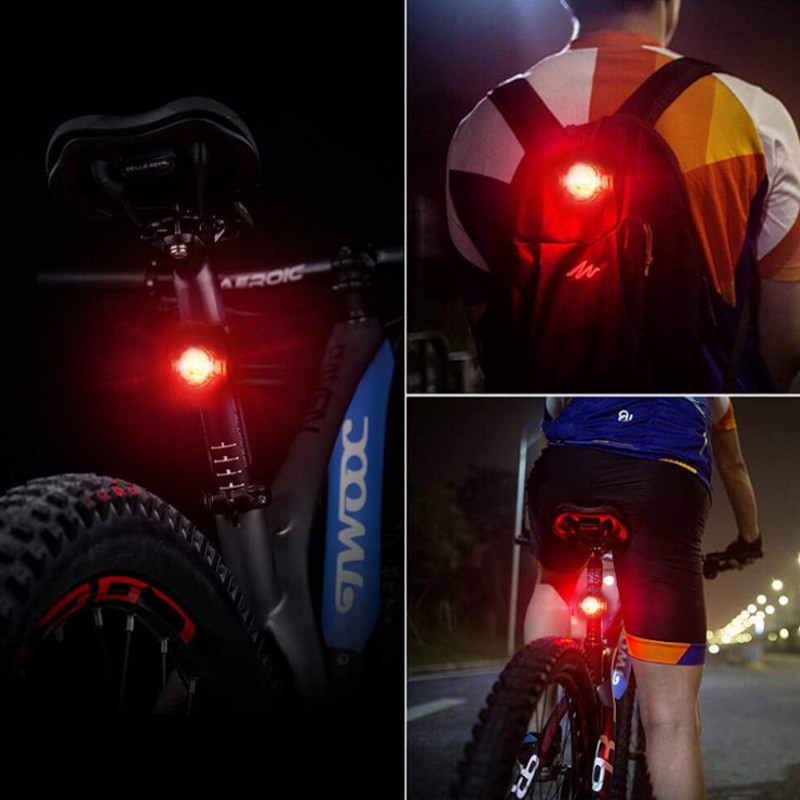 3 LED Bike Tail Light COB Bright Mtb Bike Taillight Mountain Cycling Safety Warning Front Rear