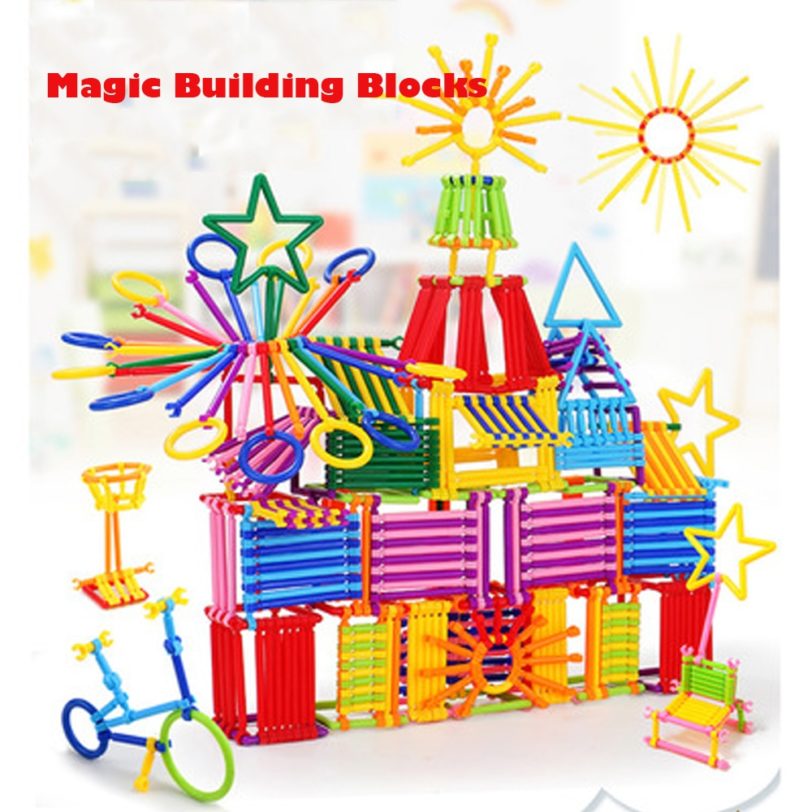 300-1680pcs Assembled Building Blocks Magic Wand Smart Stick Magnetic Designer Construction Set Educational Toys For Kids - Image 2