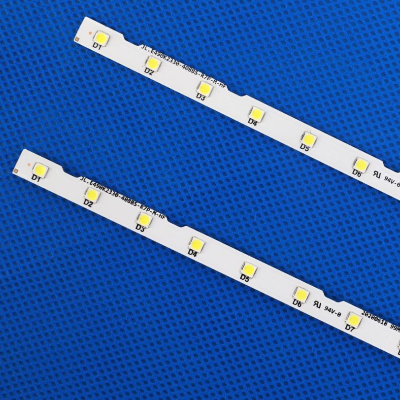 38 LED background light strip bar for Samsung 49 "TV AOT_49_NU7300_NU7100_2X38_3030C_d6t-2d1_19S2P rev. V4 UE49NU7140 UE49NU7100 - Image 2