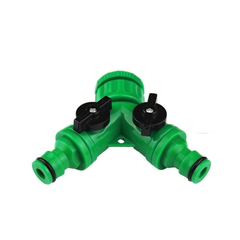 4/6mm Hose Quick Connectors Irrigation Connecter Y Shape Valve Garden Shunt Device Watering Quick Coupling Connecting Tools - Image 2