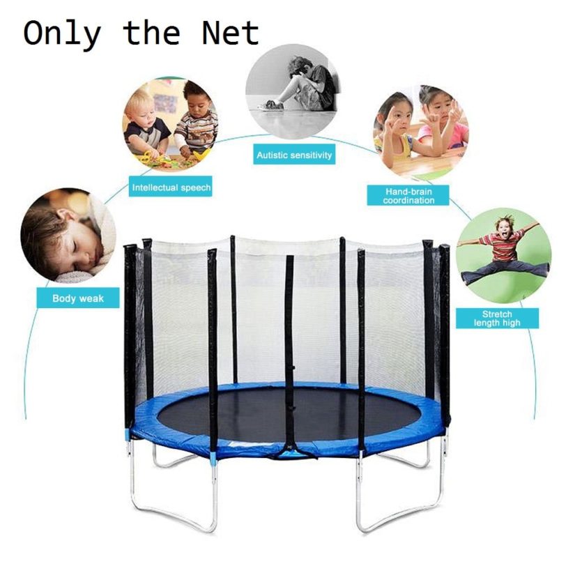 4-8ft Outdoor Trampoline Protective Net For Kids Children Anti-fall Nylon Trampoline Jumping Pad Safety Net Protection Guard - Image 2