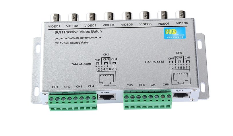 4CH 8CH HD CVI/TVI/AHD Passive Transceiver 8Channels Video Balun Adapter Transmitter BNC to UTP Cat5/5e/6 Cable 720P 1080P - Image 3