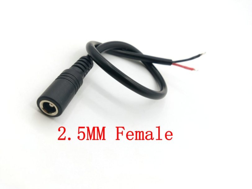 4PCS DC power Connectors Male /Female jack 18AWG cable power supply 5.5 x 2.5mm for LED Strip Light CCTV Camera - Image 3