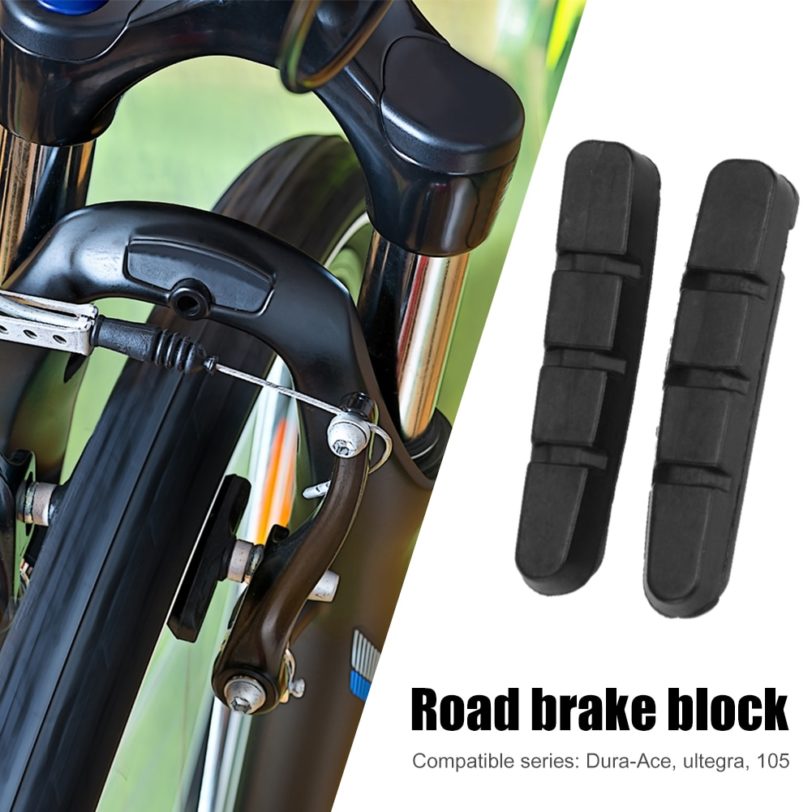 4pcs Road Bike Brake Pads Rubber Sheet V Brake Block for DURA ACE ULTEGRA 105 Bicycle Parts - Image 2