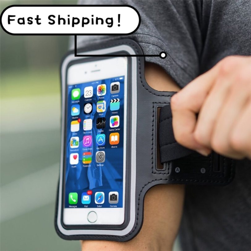 5 - 7inch Outdoor Sports Phone Holder Armband Case for Samsung Gym Running Phone Bag Arm Band Case for iPhone 12 Pro Max 11 x 7 - Image 3