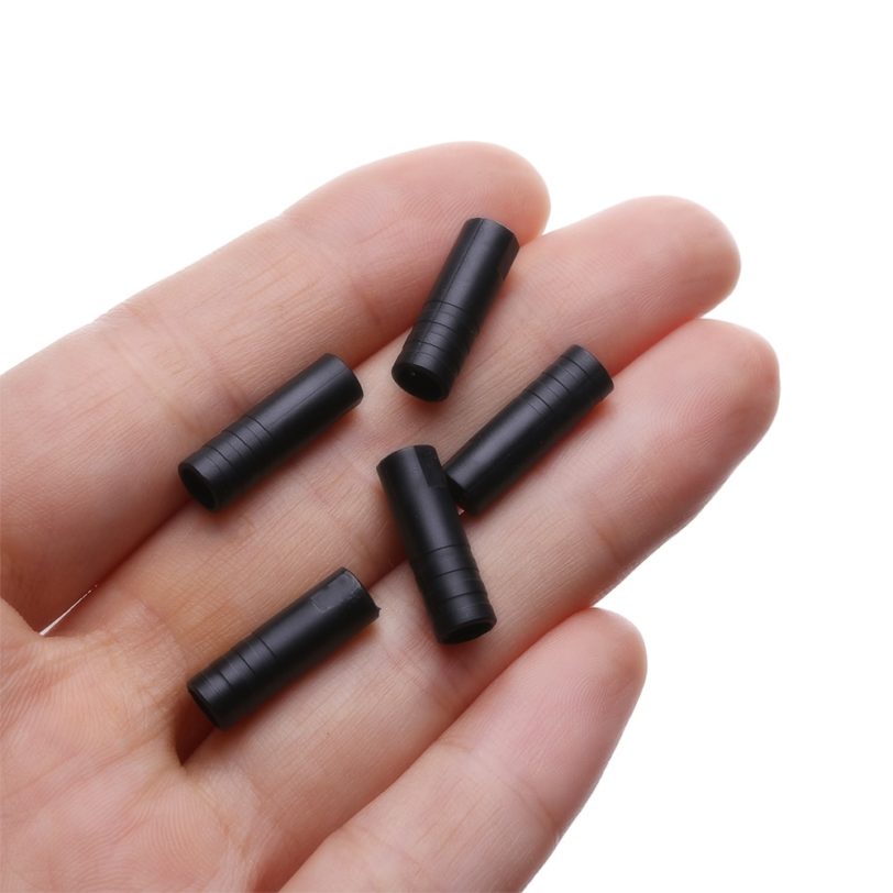 50PCS 4/5mm Black Plastic Bike Brake/Shift Cable Caps Brake Outer Cable End Tips Cycling Parts Replacement MTB Bicycle Accessory - Image 2