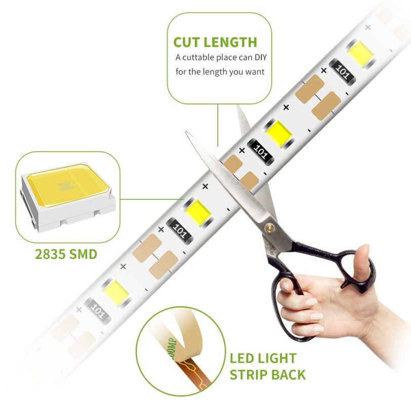 5V Strip Light LED Flexible USB Lamp Tape Ribbon Light Strip led Tira IP65 Waterproof For Bathroom Backlight Lighting Diode Tape - Image 2