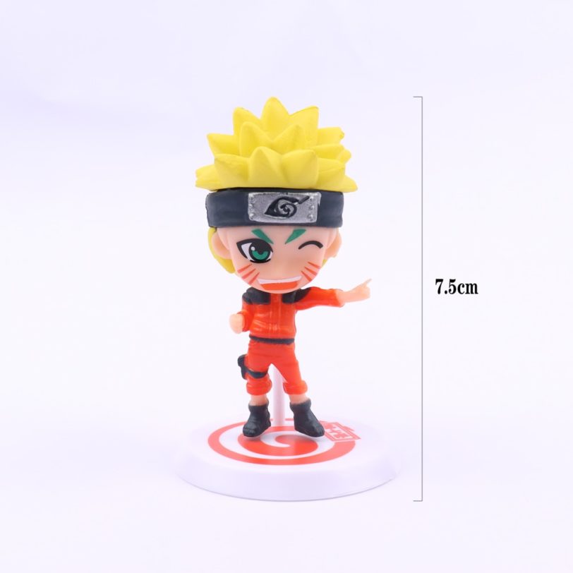 6Pcs Naruto Doll Kawaii Action Figure Anime Figure Anime Children's Gifts Naruto Sasuke - Image 6