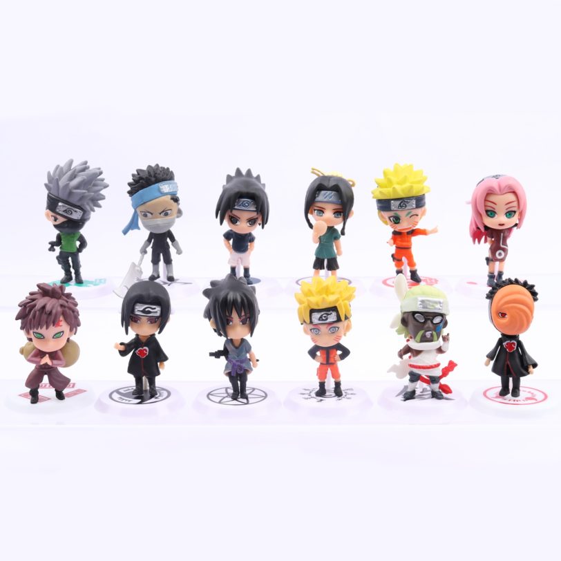 6Pcs Naruto Doll Kawaii Action Figure Anime Figure Anime Children's Gifts Naruto Sasuke - Image 2