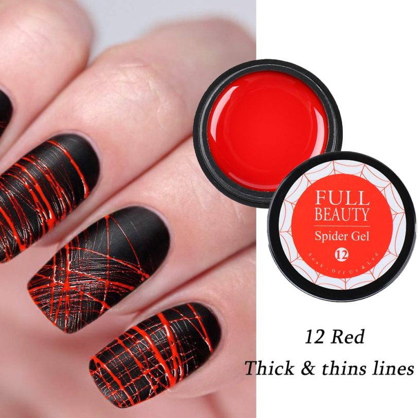 6ml Spider Web Gel Polish Nail Art Design Black UV Painting Gel Silk Lines Varnishes For Manicure DIY Drawing Decoration GL1615 - Image 3