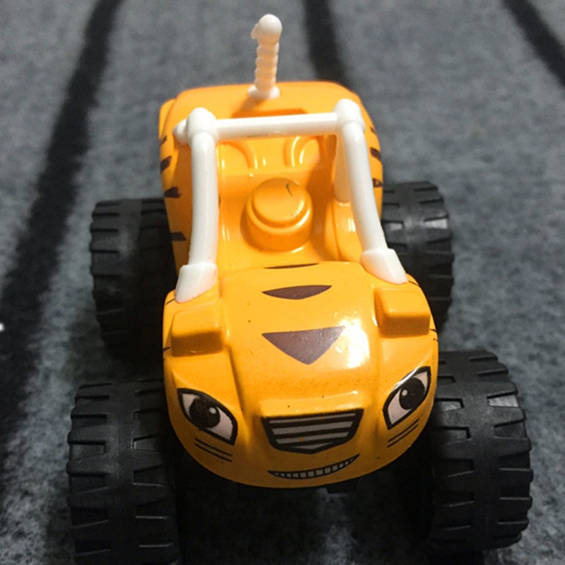 6pcs Set Blazed Machines Car Toys Russian Miracle Crusher Truck Vehicles Figure Blazed Toys For Children