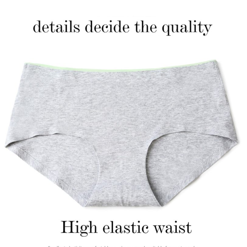 8Pcs Briefs for Women fashion sexy woman panties Solid seamless underpants cpanties for women cotton underwear girl knickers - Image 2