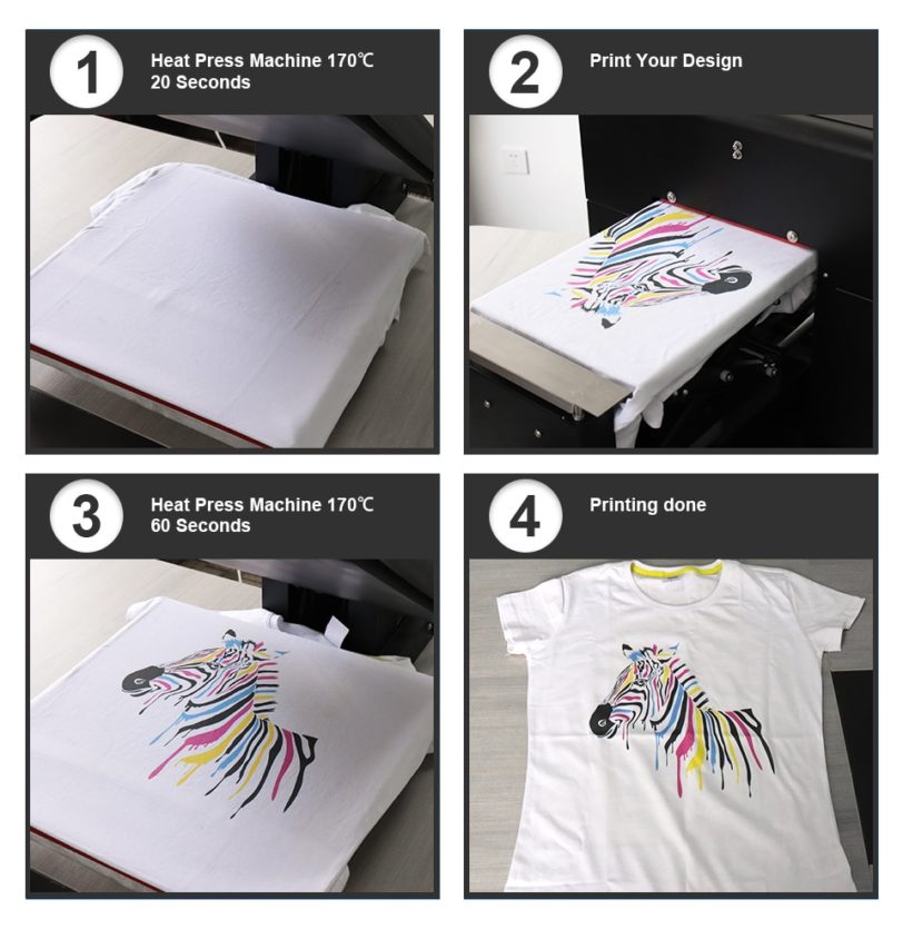 A4 t-shirt Printer A4 Flatbed Printer clothes A4 DTG Printing Machine For fabric T-Shirt Clothes Printing machine A4 With Ink - Image 3