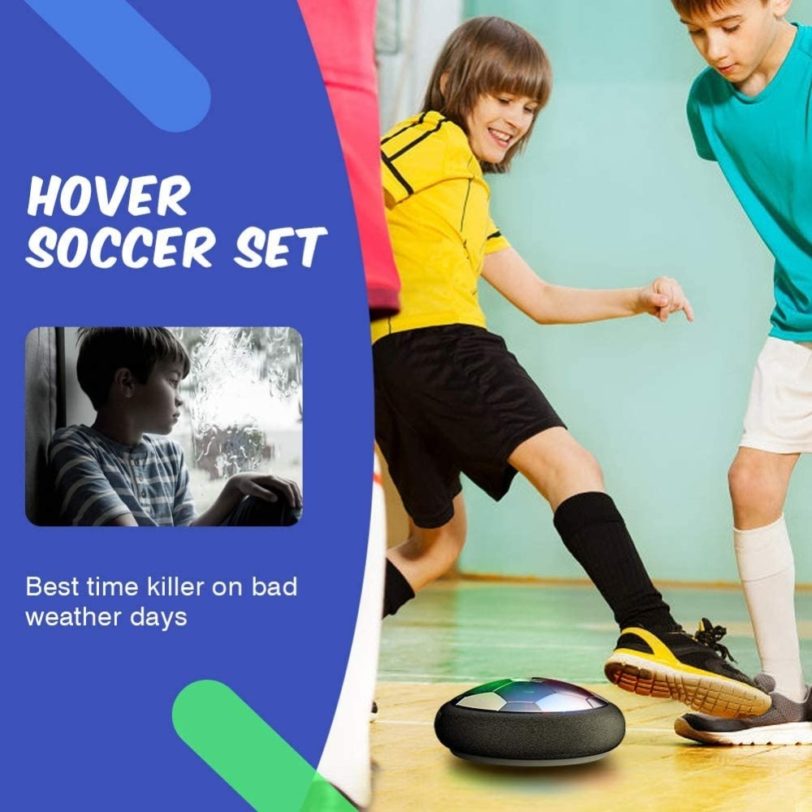 Air Power Hover Soccer Ball Light Flashing Ball Air Power Football Toys Home Game Gliding Soccer Stress Indoor Balls Boy Gift - Image 4