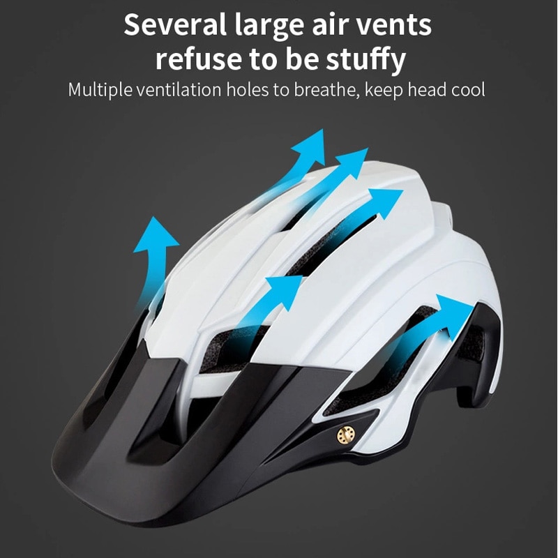 All Terrain Mountain Bike Helmet Outdoor Sports Riding Protective Casque Ultra lightweight Bicycle Safely Cap with