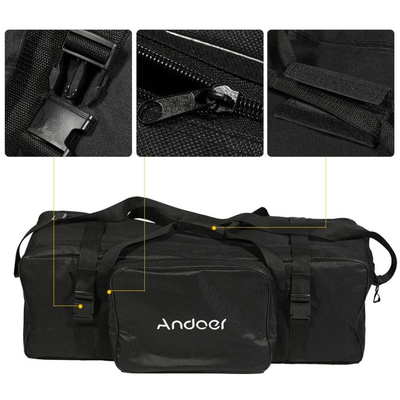 Andoer 74 * 24 * 25cm / 29 * 9 * 10inch Padded Carrying Case Bag for Photography Studio Light Kit for Light Stand Umbrella - Image 2