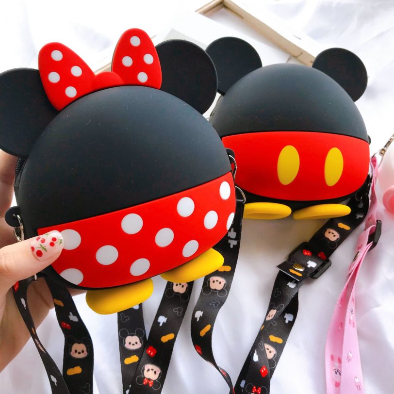 Anime New Disney Backpack for Children Mickey Minnie Mouse Bag Waterproof Silicone Bag Baby Girl Kindergarten Primary Schoolbag - Image 6