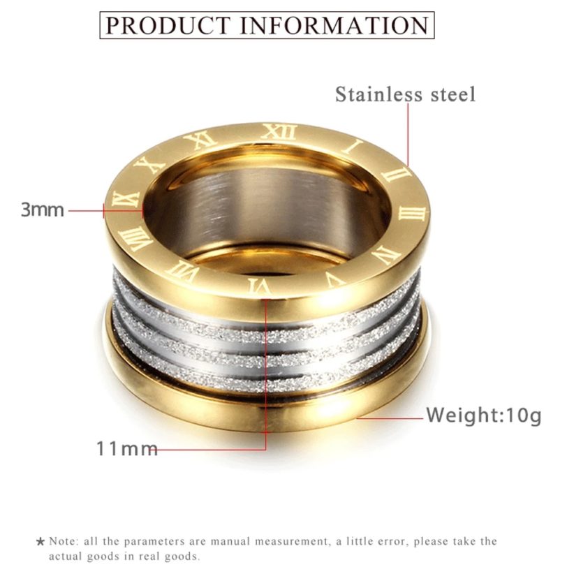 Antique Retro Stainless steel Rings For Women Men Jewelry Anillos Engagement Wedding Bague Homme Party Accessories Vintage - Image 3